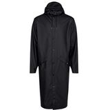 Regenjas RAINS Unisex Longer Jacket Black-XL