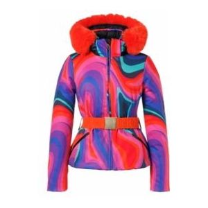 Ski Jas Goldbergh Women Muse Faux Border Absinthe Rainbow 2024-Maat 34