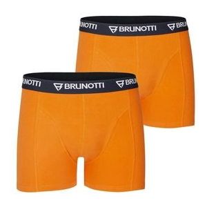 Onderbroek Brunotti Men Sido 2-Pack Rusty Orange Rusty Orange-S