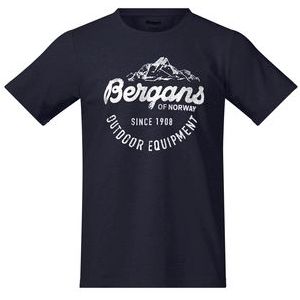T-Shirt Bergans Men Classic Dark Navy White-S