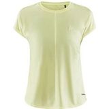 Craft - Core Charge Rib Tee - T-Shirt - Giallo - 89% Polyester, 12% Elastaan