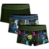 Boxershort Muchachomalo Men Trunk Earth Elements Print Print Green ( 3-Pack )-XL