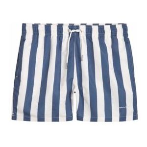Zwembroek GANT Men Block Stripe Swim Shorts Dusty Navy 25-XXL