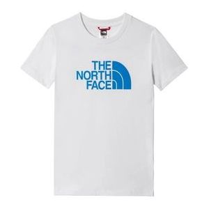 The North Face - Youth Easy T-shirt - Wit - Banff Blauw