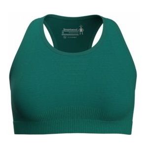 Sport BH Smartwool Women Intraknit Racerback Bra Emerald Green Heather-XS