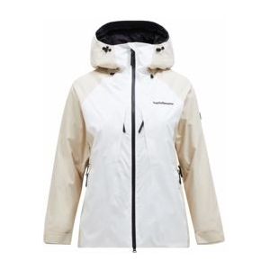 Ski Jas Peak Performance Women Insulated 2L Ski Jacket Sand Fog Offwhite-L