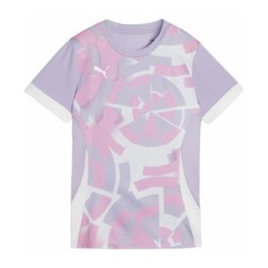 Tennisshirt Puma Women IndividualGOAL Graphic Jersey Vivid Violet-S