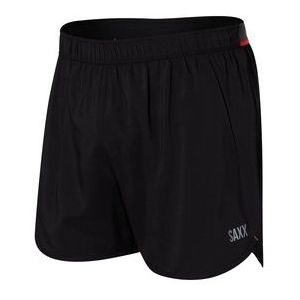 Trainingsbroek Saxx Men Hightail 2N1 Run Short 5" Black-XS