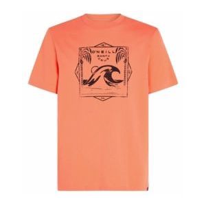 T-Shirt O'Neill Men Mix & Match Wave Living Coral-L