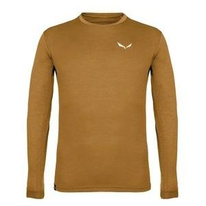 Longsleeve Salewa Men Puez Melange Dry M L/S Tee Golden Brown Melange-L