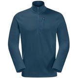 Trui Jack Wolfskin Men Kolbenberg Half Zip Dark Sea-XL