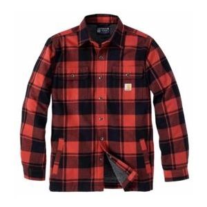 Overhemd Carhartt Men Flannel Sherpa Lined Red Ochre-XXL