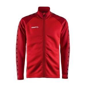 Trainingsjack Craft Men Squad 2.0 Full Zip Bright Red Express-L