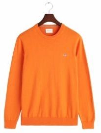 Trui GANT Men Cotton Crew Sweet Orange-XL