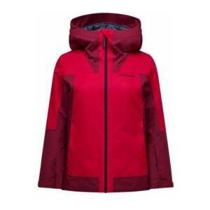 Ski Jas Peak Performance Women Rider Tech HIPE 2L Insulated Shell Jacket Vertical Zenith Tech Burgundy-XL