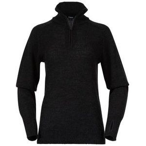 Trui Bergans Women Ulriken Light Merino Jumper Dark Shadow Grey-S