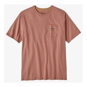 T Shirt Patagonia Men Boardshort Logo Pocket Responsibili Tee Sienna Clay-M