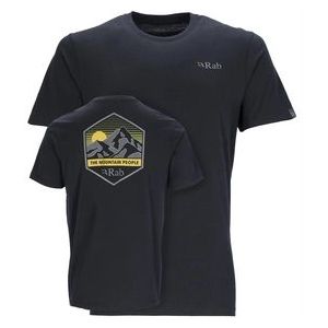 T-Shirt Rab Men Stance Mountain Peak Beluga-M
