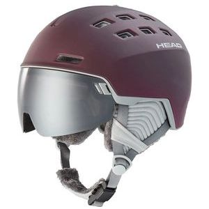 Skihelm HEAD Women Rachel 5K Visor Burgundy-52 - 55 cm