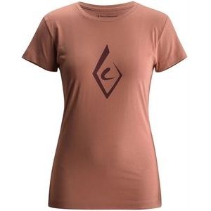 T-Shirt Black Diamond Women Ss Brushstroke Tee Petal-L