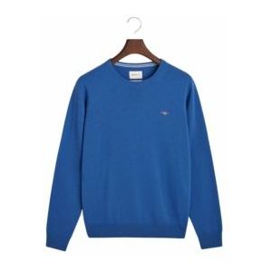 Trui GANT Men Superfine Lambswool C-Neck Rich Blue-XL