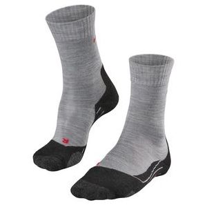 Wandelsokken Falke TK2 Women Light Grey-Schoenmaat 41 - 42