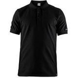 Polo Craft Men Casual Pique Black-XL