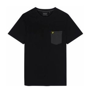 T-Shirt Lyle & Scott Men Contrast Pocket T-Shirt Jet Black/Gunmetal-M