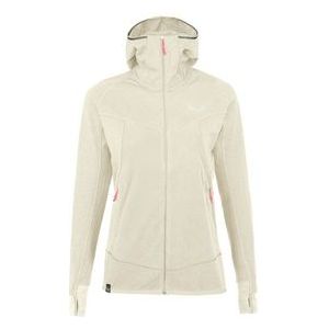 Vest Salewa Women Puez Hybrid Polarlite Hooded Oatmeal Melange-XL