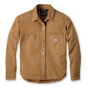 Blouse Carhartt Women Heavyweight Duck Overshirt Carhartt Brown-M