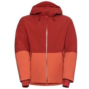 Ski Jas Odlo Men Jacket Insulated Ski Bluebird S-Thermic Ketchup Orange Rust-XXL