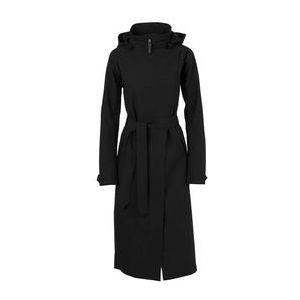 Regenjas Agu Women Trench Coat Long Urban Outdoor Black-XL