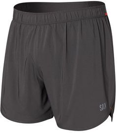Saxx - Hightail 2N1 Run Short - Trainingsbroek - Graphite - 100% Polyester