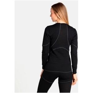 Ondershirt Odlo Women BL Top Crew Neck LS Active X-Warm Eco Black-M