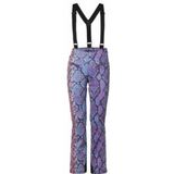 Skibroek Goldbergh Women Elena Snake Turquoise-Maat 34