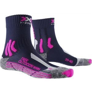 Wandelsok X-Socks Women Trek Outdoor Blue Pink-Schoenmaat 35 - 36