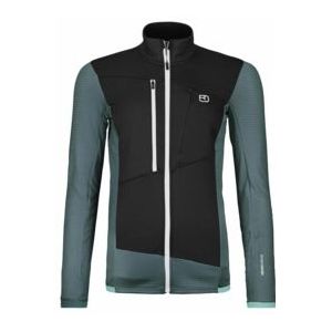 Vest Ortovox Women Fleece Grid Jacket Dark Arctic Grey-L