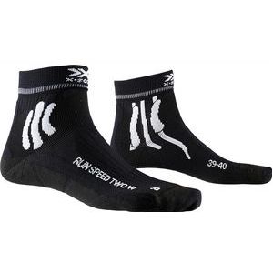 Hardloopsokken X-Socks Women Run Speed Two Black-Schoenmaat 39 - 40