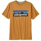 T-Shirt Patagonia Kids Regenerative Organic Certified Cotton P-6 Logo T-Shirt Dried Mango-L