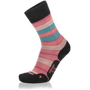 Wandelsokken Lowa Unisex Everyday Socks Pink Turquoise-Schoenmaat 35 - 36