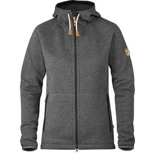 Trui Fjallraven Women Ovik Fleece Hoodie Dark Grey