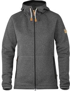 Fjallraven - Ovik Fleece Hoodie - Donkergrijs - Trui