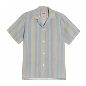 OAS - Mist Strata - Blouse - Lichtgrijs - 100% Linnen