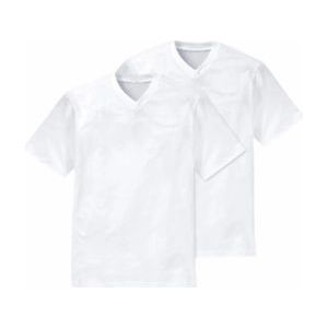 T-Shirt Schiesser Men 008151 White (set van 2)-XXL