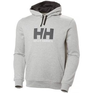Trui Helly Hansen Men HH Logo Hoodie Grey Melange-XXL