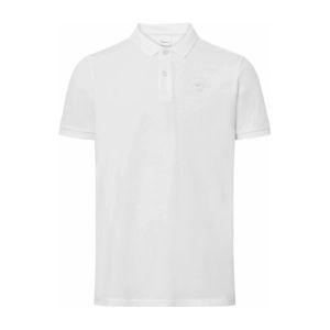 Polo KnowledgeCotton Apparel Men Toke Basic Badge Bright White