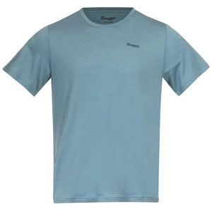 T-Shirt Bergans Women Graphic Wool Tee Smoke Blue/Orion Blue-L