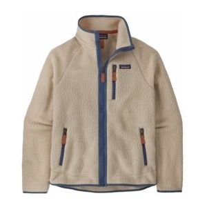 Vest Patagonia Men Retro Pile Jkt Dark Natural / Utility Blue-S