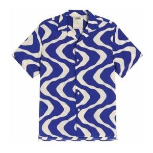 OAS - Blue Rippling Blouse - Viscose
