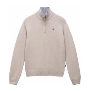 Trui Napapijri Men Dain Half Zip 5 Beige Dimity-XXL